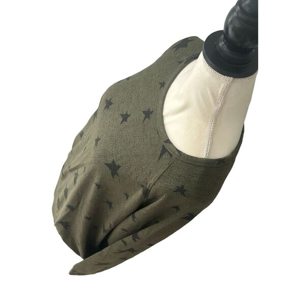 Buffalo David Bitton Olive Green Star Print Long Sleeve Casual Sweater Size L - Picture 7 of 10